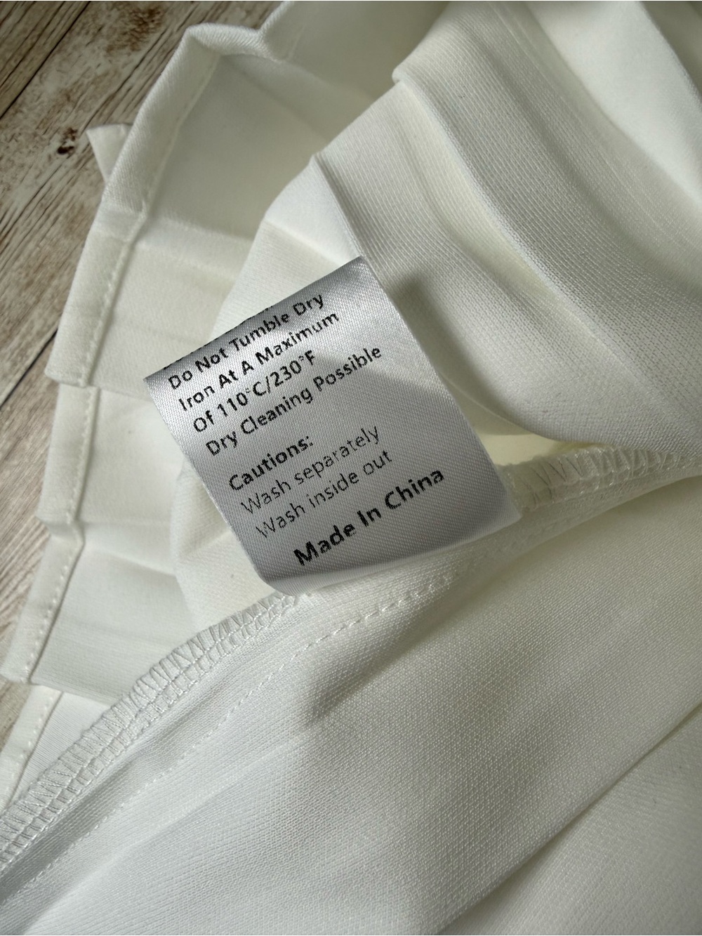 Commense White Sleeveless Mini Dress with Gold Buttons - Picture 10 of 11